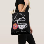 Spaans Koffie Lover Pun Funny Caffeine-verslaafde Tote Bag (Dichtbij)