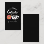 Spaans Koffie Lover Pun Funny Caffeine-verslaafde Visitekaartje (Voorkant / Achterkant)
