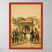 Spaans kogelgevechten ~  poster (Voorkant)