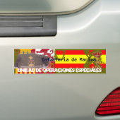 Spaans Koninklijk Commando Marine Bumpersticker (Op auto)