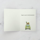 Spaans krijgen een goed Red Retro Fiat 500 Kaart (Binnen)