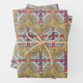 Spaans Kruis Tegels Inpakpapier Vel (In situ)