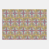 Spaans Kruis Tegels Inpakpapier Vel (Voorkant)