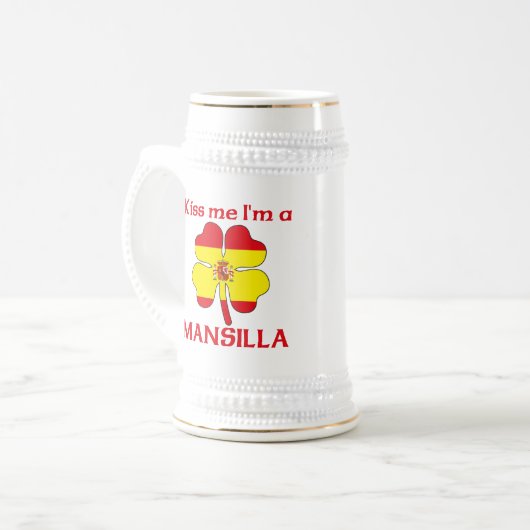 Spaans Kus Ik ben Mansilla Bierpul (Voorkant links)