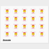 Spaans Kus Ik ben Nadal Ronde Sticker (Vel)