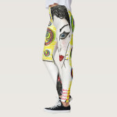 Spaans Lady All-Over-Print Leggings (Links)