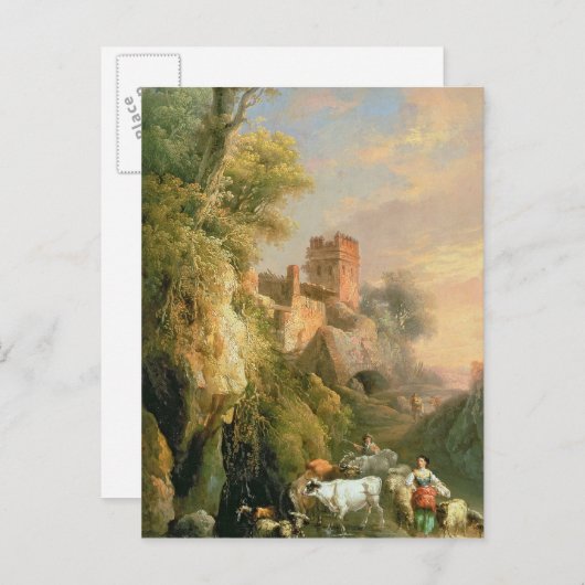 Spaans landschap briefkaart (Voorkant / Achterkant)