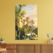 Spaans landschap canvas afdruk (Insitu (Woonkamer))