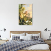 Spaans landschap canvas afdruk (Insitu (Slaapkamer))