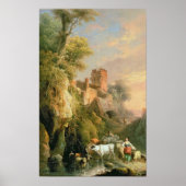 Spaans landschap poster (Voorkant)