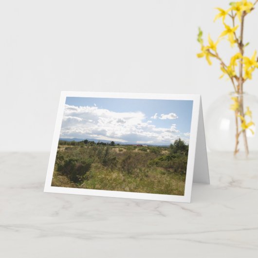 Spaans Landschap, Valencia, Spanje Kaart (Gele Bloem)