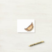 Spaans Latijns-Amerikaans voedingsmiddel Empanada Post-it® Notes (Op bureau)
