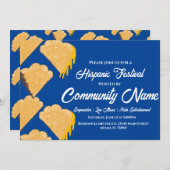 Spaans Latijns Festival Empanadas Kaart (Voorkant / Achterkant)