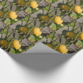 Spaans lemon grafische kaart cadeaupapier (Hoek)
