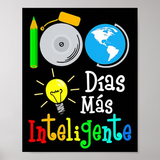 Spaans leraar 100 dagen slimmer 100 dagen sch poster (Voorkant)