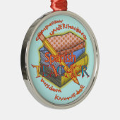 Spaans leraar deluxe round ornament (Rechts)