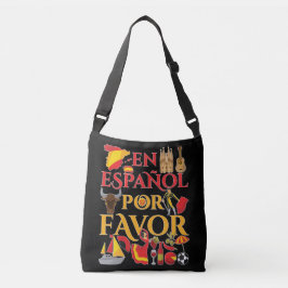 Spaans leraar en espanol voor crossbody tas