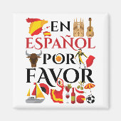 Spaans leraar en espanol voor magneet (Voorkant)