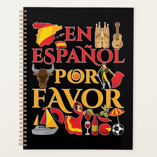 Spaans leraar en espanol voor planner (Voorkant)