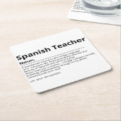 Spaans leraar Onderzetter Gift | Taaldocent AP (Schuin)
