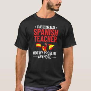 Spaans Leraar Spanje Vlag Taalles Leerling T-shirt