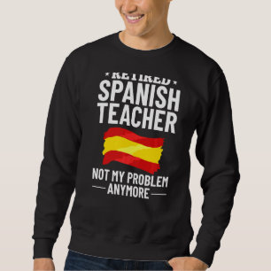 Spaans leraar Spanje Vlaggentaal Lesson Student Trui