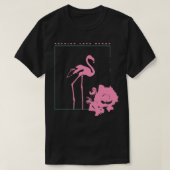 Spaans liefdesliedje Flamingo T-shirt (Design voorkant)