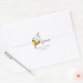 Spaans Magnolia Citrus Favor Stickers (Envelop)