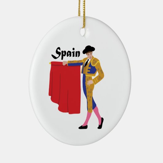 Spaans Man Keramisch Ornament (Rechts)