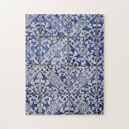 Spaans Marokkaans Tile Pattern Texure Legpuzzel (Verticaal)