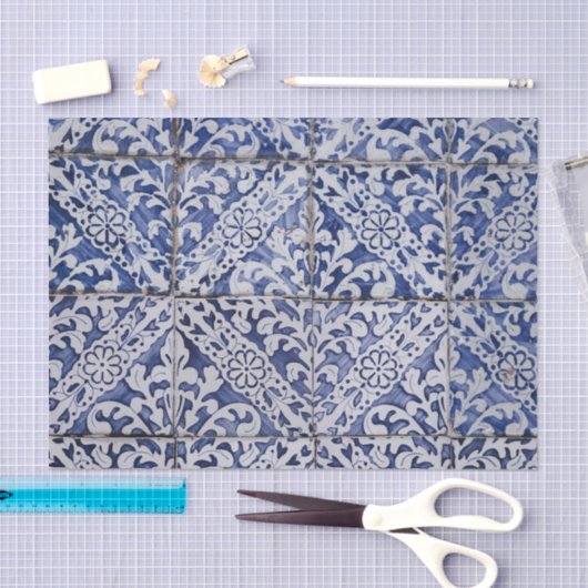Spaans Marokkaans Tile Pattern Texure  Tissuepapier (Craft)