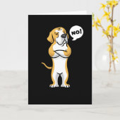 Spaans Mastiff Dog Mastin Español Kaart (Gele Bloem)