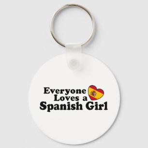 Spaans meisje sleutelhanger