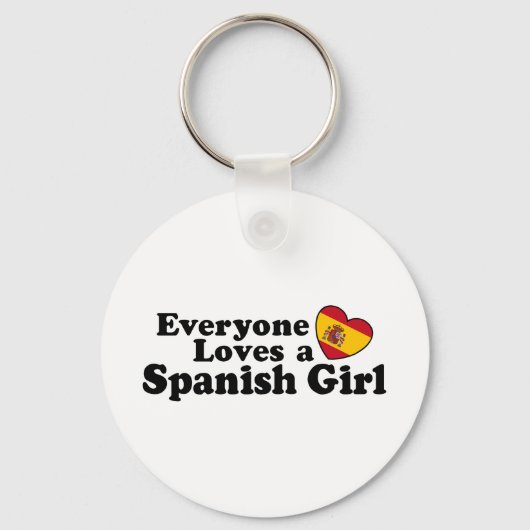 Spaans meisje sleutelhanger (Voorkant)