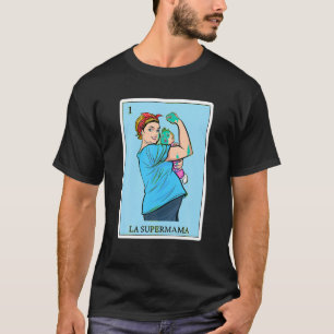 Spaans Mexicaans Bingo Grappige Cadeaus Moeder La  T-shirt