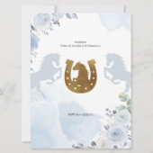 Spaans Mexicaans Eerste Blauwe Charro Kaart (Achterkant)