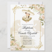 Spaans Mexicaans meisje met charra Baptisme Kaart (Voorkant)