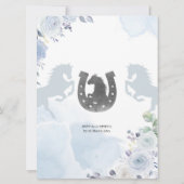 Spaans Mexicaans Silver Baptism Uitnodiging (Achterkant)