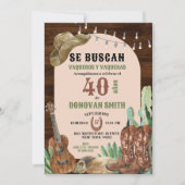 Spaans Mexicaans Western Boots Cowboy Verjaardag Kaart (Voorkant)