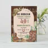 Spaans Mexicaans Western Boots Cowboy Verjaardag Kaart (Staand voorkant)