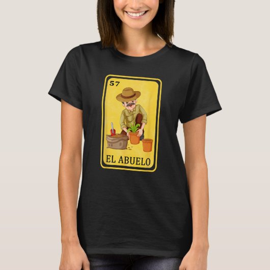 Spaans-Mexicaanse Bingo Grappige Geschenken - El A T-shirt (Voorkant)