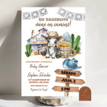 Spaans Mexicaanse Wilde Westen Cowboy Baby Shower
