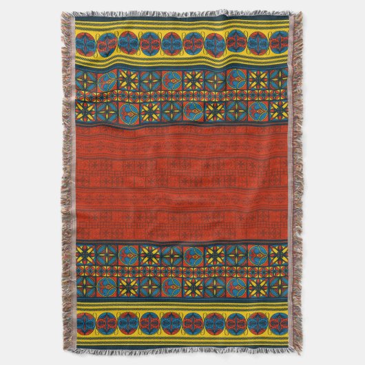 Spaans middeleeuws patroon deken (Voorkant Verticaal)