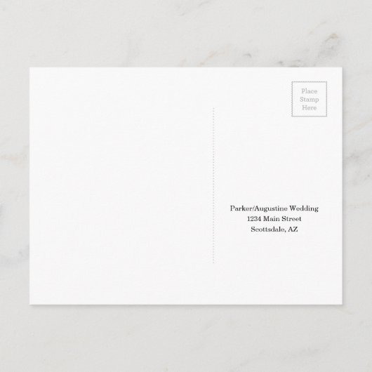 Spaans minimalistisch RSVP-Briefkaart Uitnodiging Briefkaart (Achterkant)