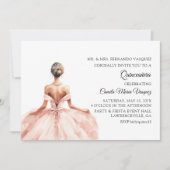 Spaans Mis Quince Prinses 15e Verjaardagsfeest Kaart (Voorkant)