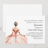 Spaans Mis Quince Prinses 15e Verjaardagsfeest Kaart (Voorkant / Achterkant)