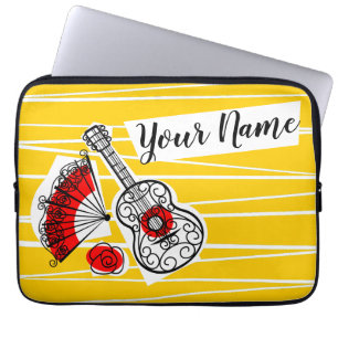 Spaans modebeschermhoes voor Souvenirs Laptop Sleeve