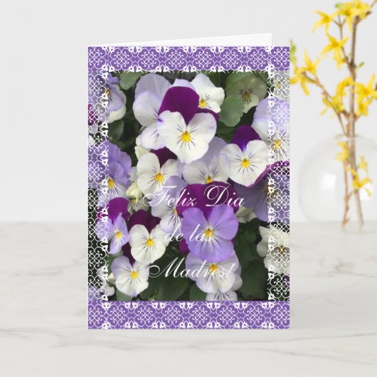 Spaans: Moederdag / Dia de las madres Kaart (Gele Bloem)