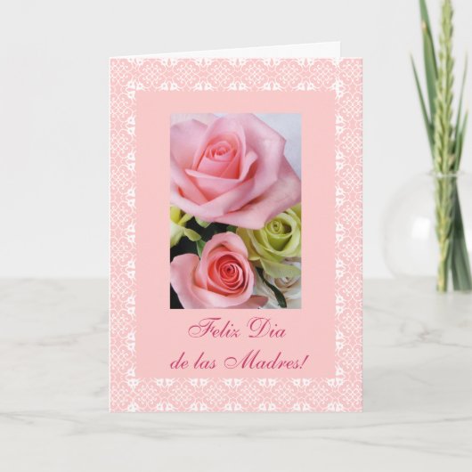 Spaans: Moederdag / Dia de las madres Kaart (Voorkant)