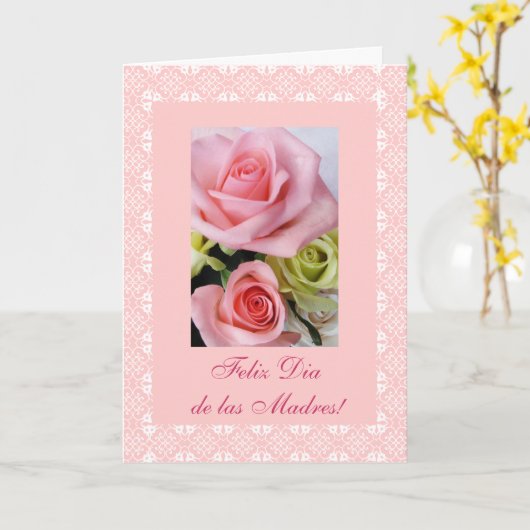 Spaans: Moederdag / Dia de las madres Kaart (Gele Bloem)